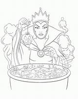 Coloring Disney Evil Pages Villains Queen Snow Villain Book Witch Hatter Mad Wicked Printable Coloriage Blanche Neige Clipart Adult Colouring sketch template