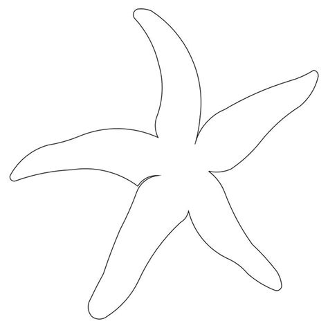 starfish template starfish pattern crafts pinterest starfish