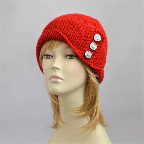 hat knitting pattern robin hood hat pattern womens hat etsy