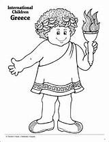 Greece Children Coloring International Pages Ancient Printable Scholastic Visit Teachables Kids Pre School sketch template