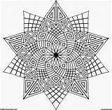 Coloring Pages Tween Printable Library Clipart Geometric High sketch template