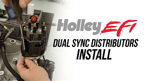 holley efi dual sync distributor install youtube