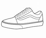 Drawing Shoes Vans Shoe Drawings sketch template