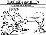 Bullying Coloring Pages Anti Cyberbullying Colouring Bully Buddy Worksheets Exclusion Movie Print Worksheeto Comments sketch template