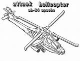 Helicopter Apache Chinook Hawk Getcolorings Coloringsun sketch template
