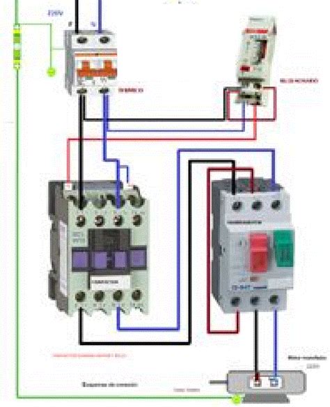 single phase contactor  overload wiring diagram natureced