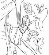 Pascal Coloring Rapunzel Pages Getcolorings Getdrawings sketch template