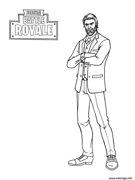 coloriage fortnite  reaper john wick  imprimer coloring pages