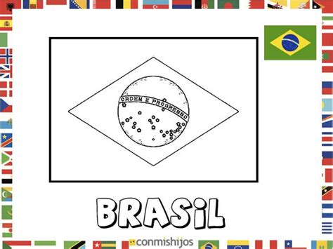 Bandera De Brasil Dibujos De Banderas Para Pintar