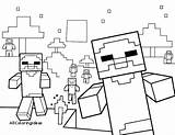 Minecraft Coloring Pages Sheep Skeleton Wolf Printable Enderman Steve Mindcraft Color Print Armor Sheets Creeper Diamond Wither Getdrawings Getcolorings Pdf sketch template