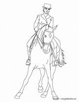 Coloring Pages Horse Dressage Woman Well Template Choose Board sketch template