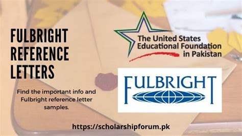 fulbright reference letters important info samples scholarship forum