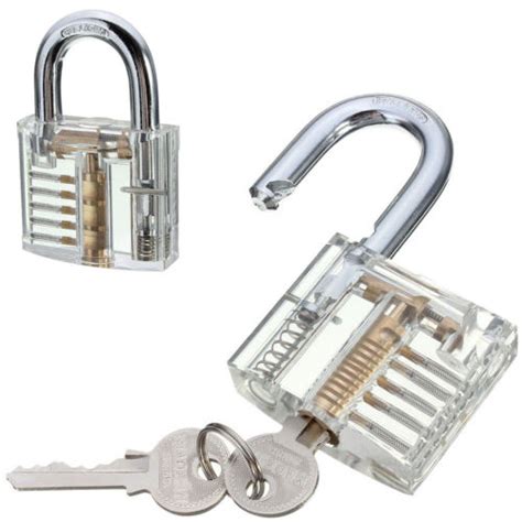 locksmith transparent visible cutaway lock  view padlock