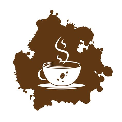 vector coffee spots  mug clipart coffee time illustration