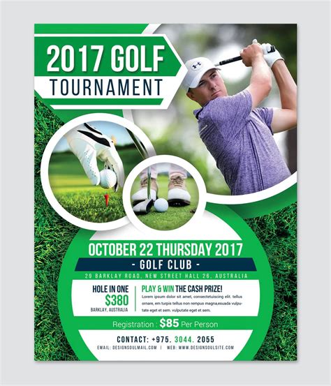 golf tournament planning template