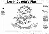 Flag North Dakota Usa Flags Enchantedlearning Printout Northdakota sketch template