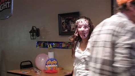 cake in the face youtube