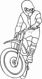 Motocross Coloring Pages Books Print sketch template