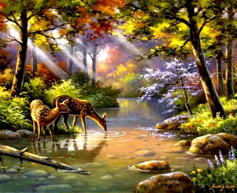 nature painting wallpaper  hd wallpapers gallery