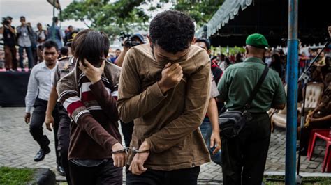 hundreds publicly flogged for homosexuality in indonesia s