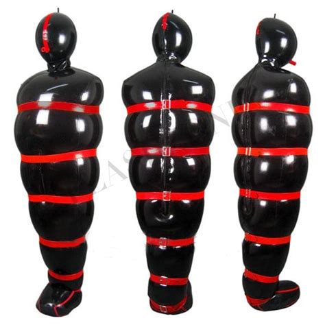 new arrival~men inflatable bag latex catsuit bag latex inflatable latex