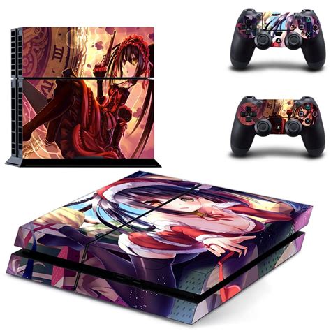 cute anime girl ps skins  playstation  controller console stickers vinyl decal skin