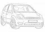 Fiesta Ford 2005 2004 2008 2006 Wf 1994 Wd Festiva Wb 2000 Wq 2003 Aerpro Drawings sketch template
