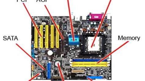 basic motherboard diagram  labels motherboard layout hari minggu