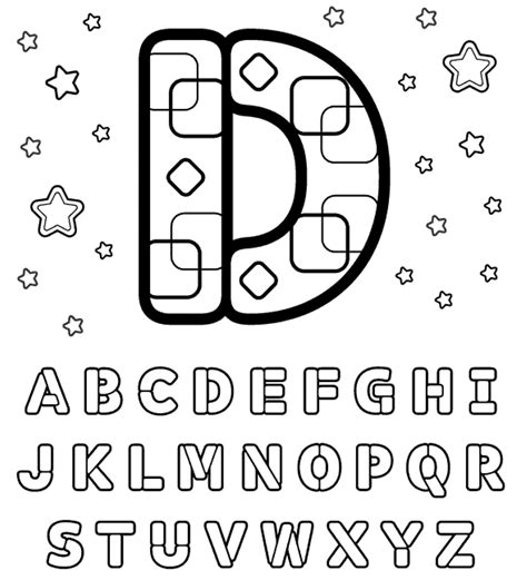 alphabet coloring page   letter coloring page alphabet