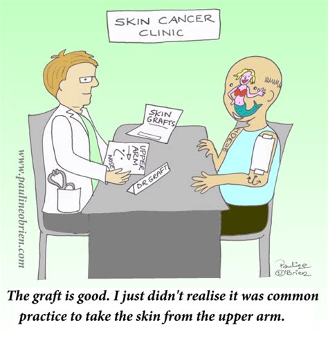 skin cancer clinic pauline o brien cartoonist