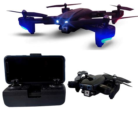 hillstar pioneer foldable remote control drone  dual camera hd wide angle lens optical flow