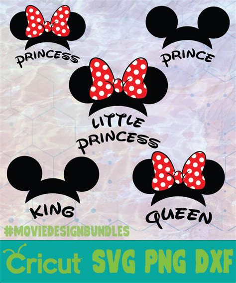 king queen mickey bundle logo svg png dxf  design bundles