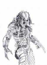 Predator Mask Coloring Pages Template sketch template