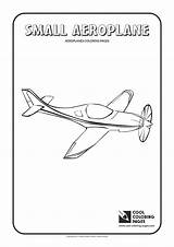 Coloring Pages Aeroplane Small Cool Aeroplanes Print sketch template