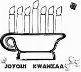 Kwanzaa sketch template