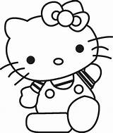 Kitty Hello Coloring Pages Calendar Kids Colouring Templa sketch template