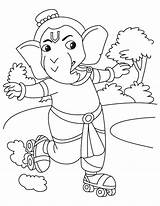 Pages Coloring Hindu Mandala Kids Drawing Ganesh Getcolorings Getdrawings sketch template