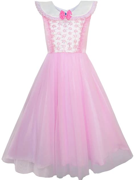 girls dress pink princess costume cinderella fancy birthday ball  walmartcom
