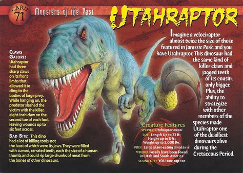 utahraptor weird  wild creatures wiki fandom