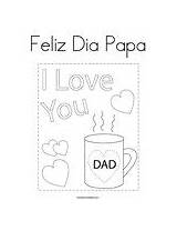 Coloring Papa Dad Dia Feliz Daddy Pages Fathers Happy Twistynoodle Change Template sketch template