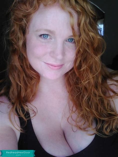 Marvelous Wavy Red Hair And Blue Eyes Redhead Next Door