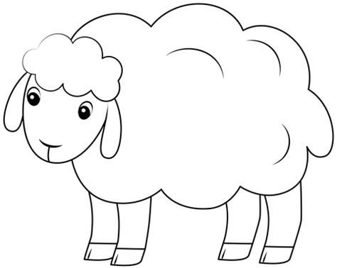 lamb outline
