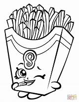 Shopkins Coloring Fries Shopkin Pages Fiona French Season Princess Color Drawing Printable Kids Print Printables Getcolorings Online Fry Getdrawings Colorings sketch template
