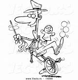 Unicycle Coloring Template Pages sketch template