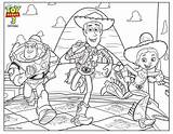 Toy Story Coloring Pages Printable Woody Buzz Jessie Print sketch template