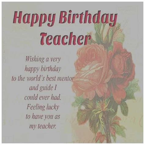 Happy Birthday Greeting Cards Images To Teachers Happy Birthday