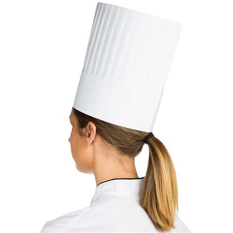 chef revival dch  pleated euro style paper chef hat pack