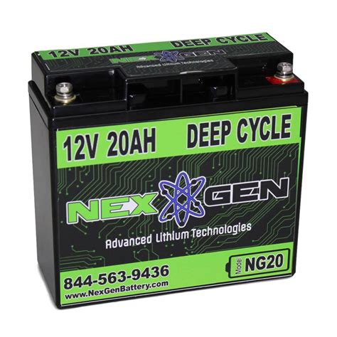 nexgen  lithium ion battery  ah replacement camping world