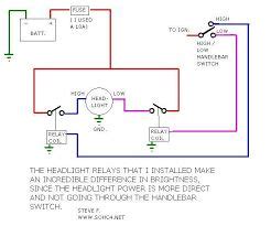 wiring motorcycle headlight google search projects   motorcycle headlight diagram bike