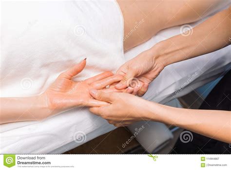 Professional Massage Of Hands Stock Image Image Of Head